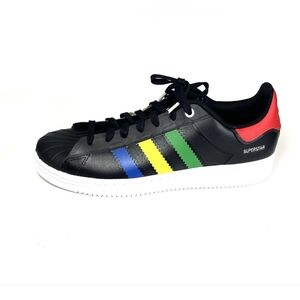 Adidas Shoes Black Superstar OT Tech Colorful Sneakers Black Multi Men 7